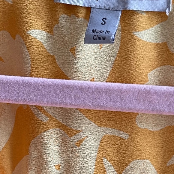 Joie Yellow Floral Amelian Wrap Dress - Picture 6 of 10